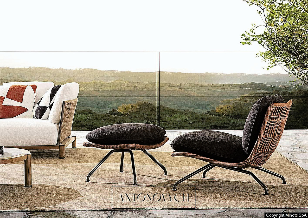 Minotti Pattie Cord Outdoor Furniture, view 6