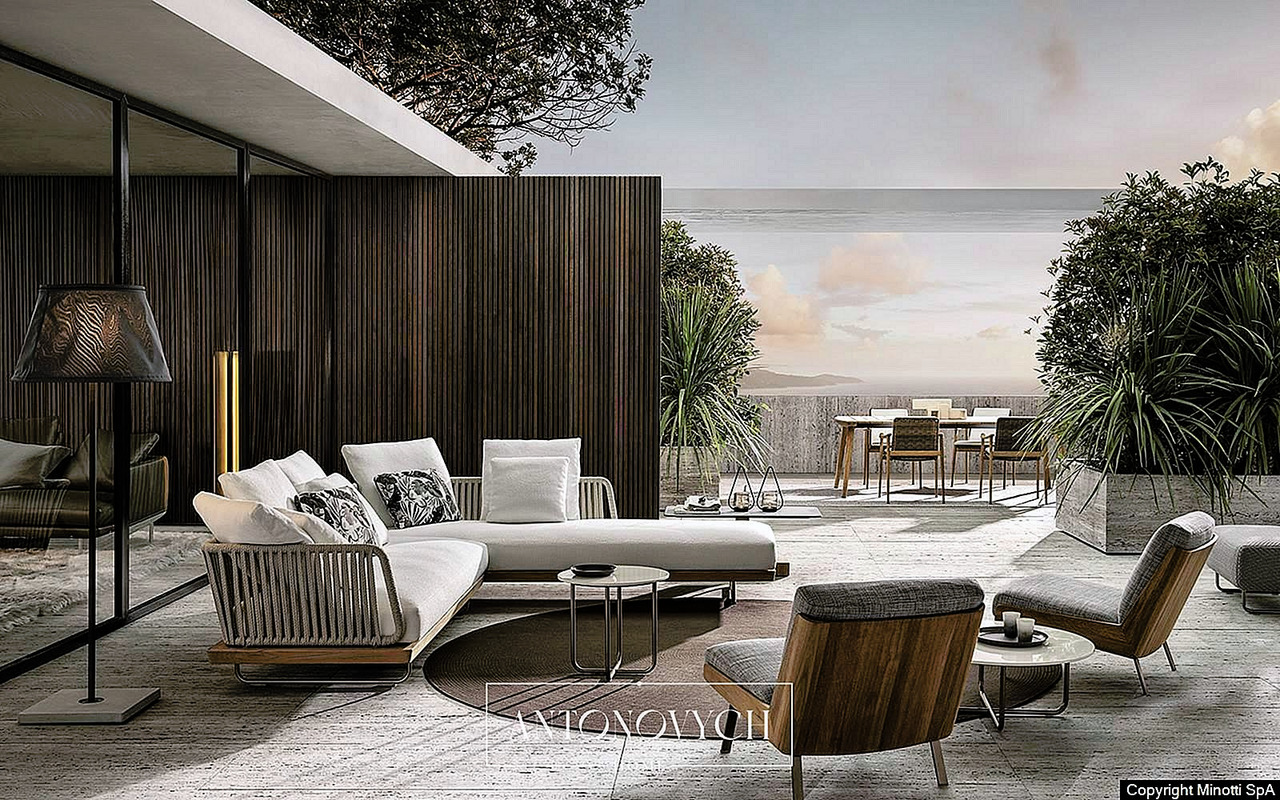 Minotti Sunray Outdoor Furniture, view 2