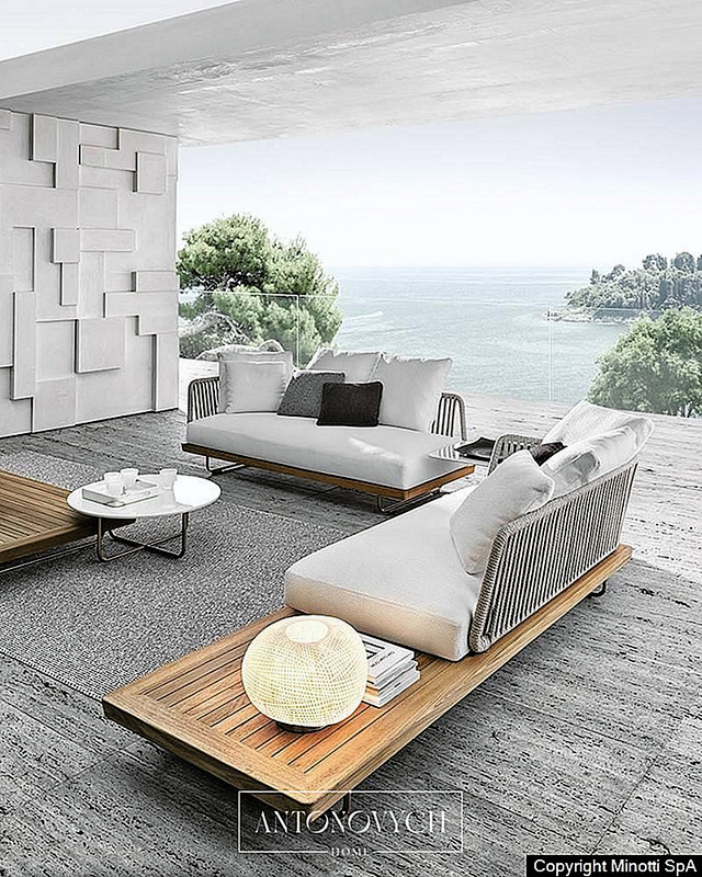 Minotti Sunray Outdoor Furniture, view 9