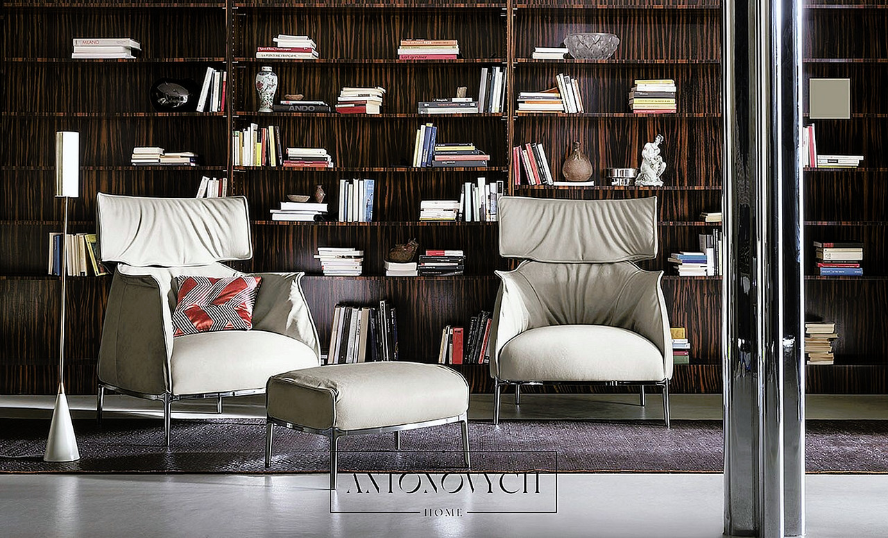 Poltrona Frau Archibald Armchair, view 17