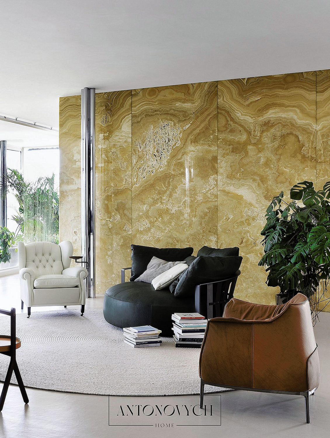 Poltrona Frau Archibald Armchair, view 2