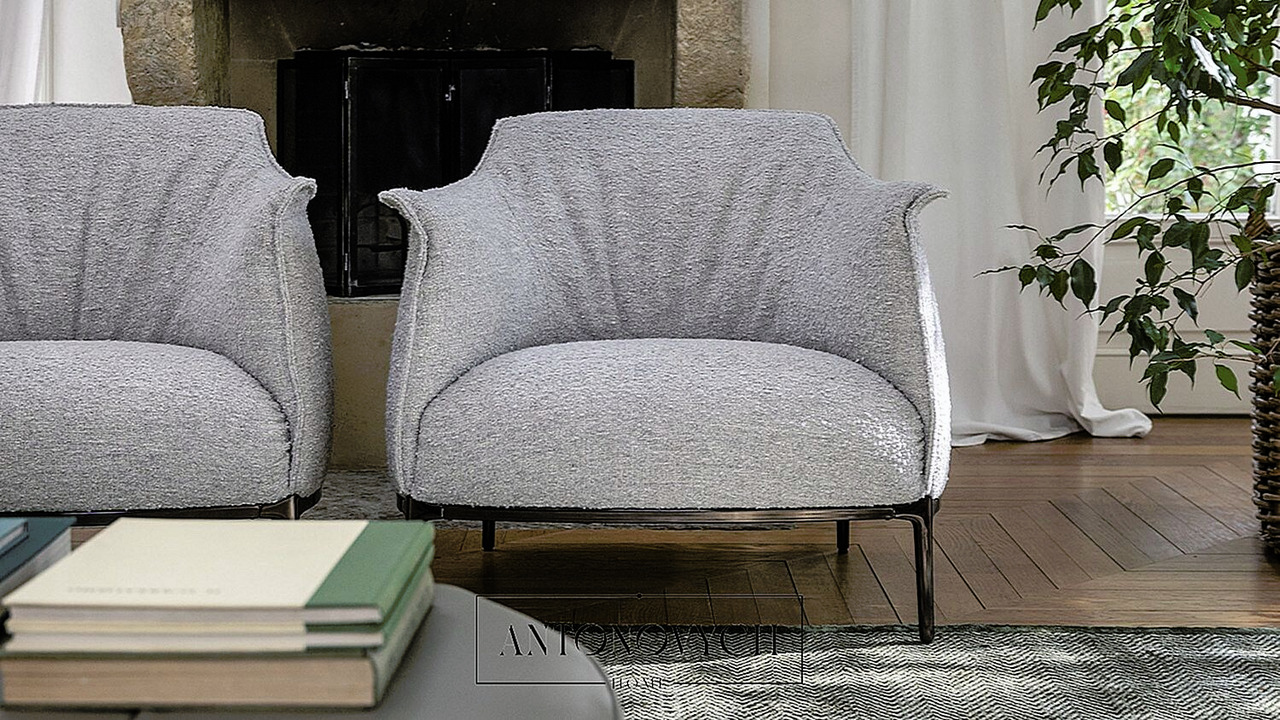 Poltrona Frau Archibald Armchair, view 25